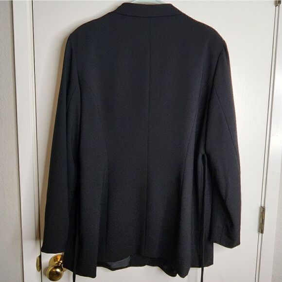Motherhood maternity blazer, black, tie in back for growing bellies, size XL - Picture 3 of 4